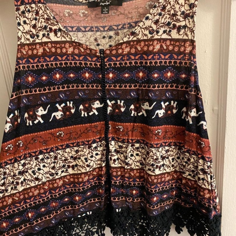 Papaya tank top